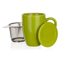 Hrnek s víčkem a nerezovým sítkem 350 ml