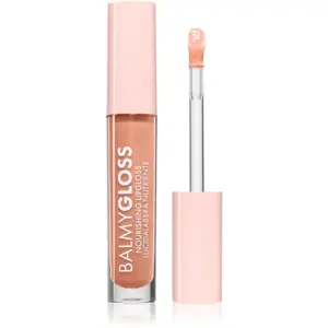 puroBIO Cosmetics BalmyGloss vyživujúci lesk na pery odtieň 03 Shimmering Soft Peach 4.2 g