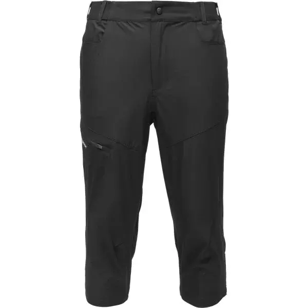 Klimatex PORTOS Pánske  funkčné 3/4 nohavice, čierna, veľkosť