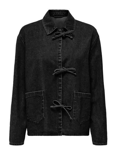 Imily Bela Prechodná bunda  čierny denim