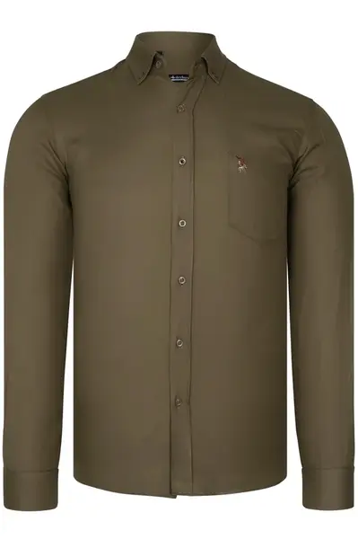 G985 DEWBERRY MEN'S SHIRT-GREEN