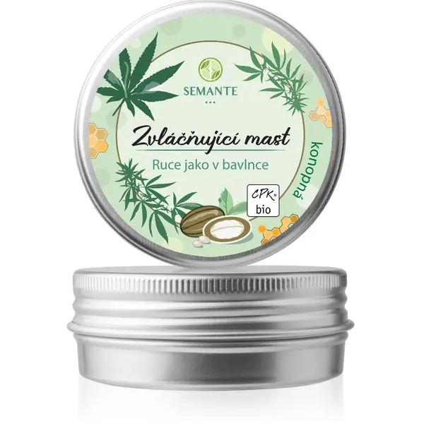 Semante Zvláčňující konopná mast Ruce jako v bavlnce BIO 50 ml