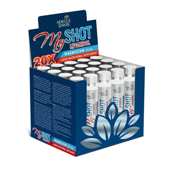 Adelle Davis MgSHOT Liposomal Magnesium 20x25 ml