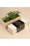 Sada na pěstování rostlin RESETEA Pizza Growing Kit 21 x 7,8 x 6,5 cm