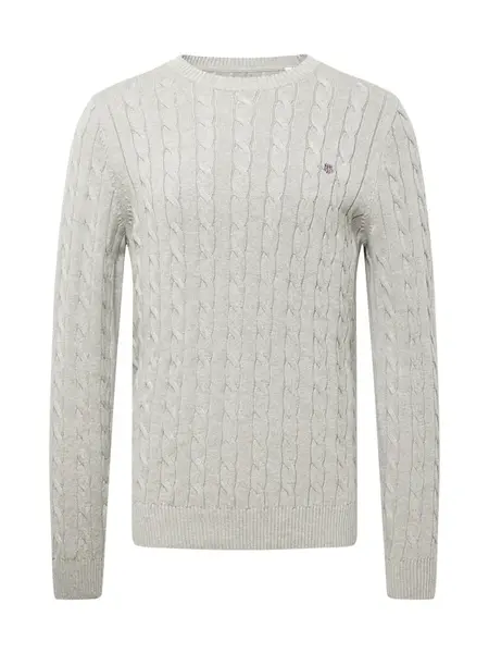 GANT Sveter  sivá melírovaná