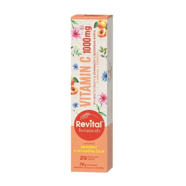 Revital Botanicals Vitamin C 1000 mg 20 šumivých tablet