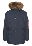 ALPHA INDUSTRIES Zimná parka 'Polar'  tmavomodrá / zmiešané farby