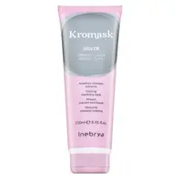 Inebrya Kromask Coloring Nourishing Mask vyživující maska s barevnými pigmenty pro platinově blond a šedivé vlasy Silver 250 ml
