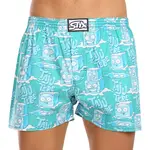 Styx Pánské trenky art klasická guma nadrozměr ledové kostky (E1657) 4XL