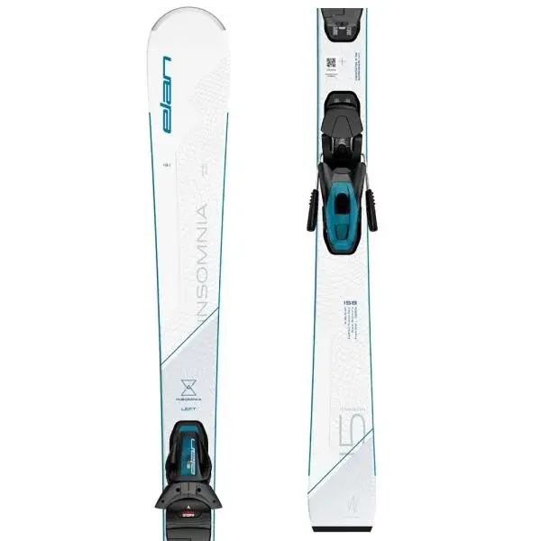 Elan INSOMNIA 15 C WHITE SX + EL 9.0 Dámské sjezdové lyže, bílá, velikost