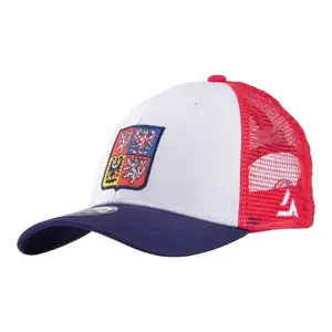 FLLÖS B-CAP CZECH 9 Dětská baseball kšiltovka, červená, velikost UNI