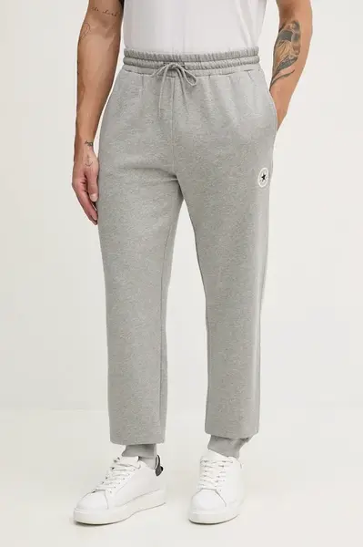 Tepláky Converse pánské, šedá barva, CVM5B978