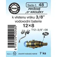 54GU 20150100048 sada "O" kr.k baterii - 3/8" - 12x8 - 7x500