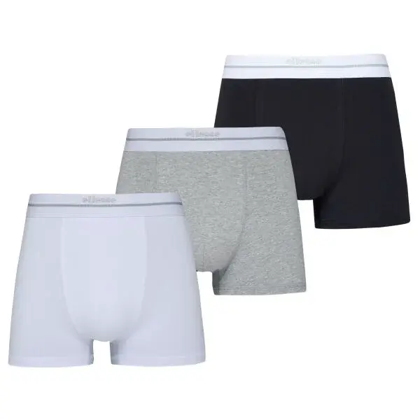 ELLESSE AMBRIA Pánský set boxerek, bílá, velikost