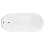 Volně stojící vana Otylia 170/77 černé nohy