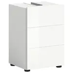 MID.YOU SKŘÍŇKA POD UMYVADLO, vysoce lesklá bílá, bílá, 38/56/34 cm