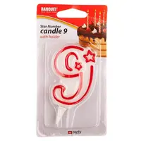 Narozeninová svíčka "9"