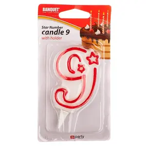 Narozeninová svíčka "9"