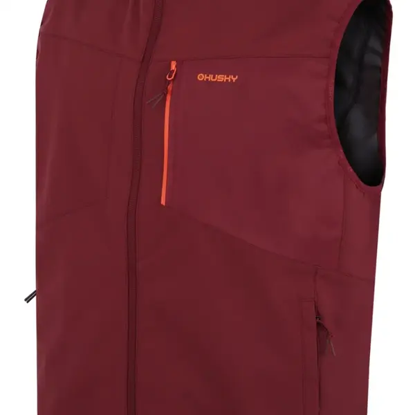 Husky Salien M XL, bordo Pánská softshell vesta