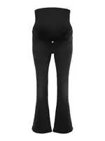 Only Maternity Džínsy 'OLMHELLA LIFE HW RETRO FLARED DNM BOX'  čierna melírovaná