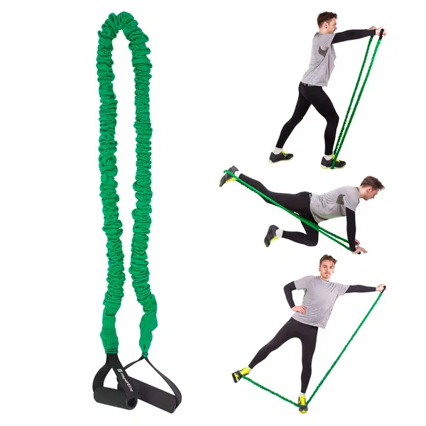 Gumový posilovač inSPORTline Morpo Medium 130x1 cm / 2 kg zelený