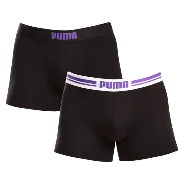 Puma 2PACK pánské boxerky černé (701226763 008) M