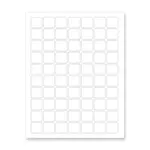 Samolepicí etikety 25 x 25 mm, 70 etiket, A4, 100 listů