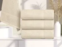 Ručník CLARYSSE ELEGANCE 60x110 cm smetanový, 100% bavlna