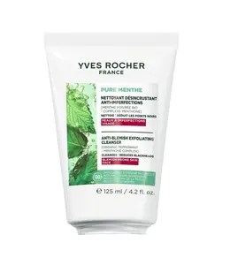 Yves Rocher Pure Menthe Čisticí gel s jemným peelingem 125 ml