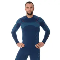 Pánské triko Brubeck Thermo s dlouhým rukávem Jeans M