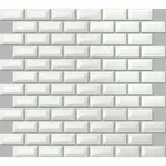Keramická mozaika Premium Mosaic biela 30x30 cm lesk MOS2348WH