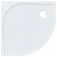 Sprchová vanička štvrťkruhová SAT Limnew 90x90 cm liaty mramor LIMNEW90S500