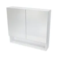 Zrkadlová skrinka Naturel Vario Dekor 75x68,6 cm lamino biela VARIOG75BI