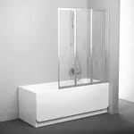 Ravak Supernova vanová zástěna 140x115 cm satin 795s0u0041 VS3115RS