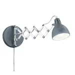 Nástenné svietidlo Reality Scissor betón R20321078