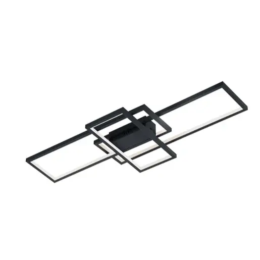 LED stropné osvetlenie Trio Thiago antracit 652610342