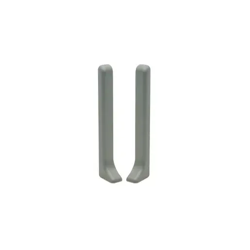 Koncovka k soklu Progress Profile strieborná, hliník výška hrany 60 mm, TPZCTAA605