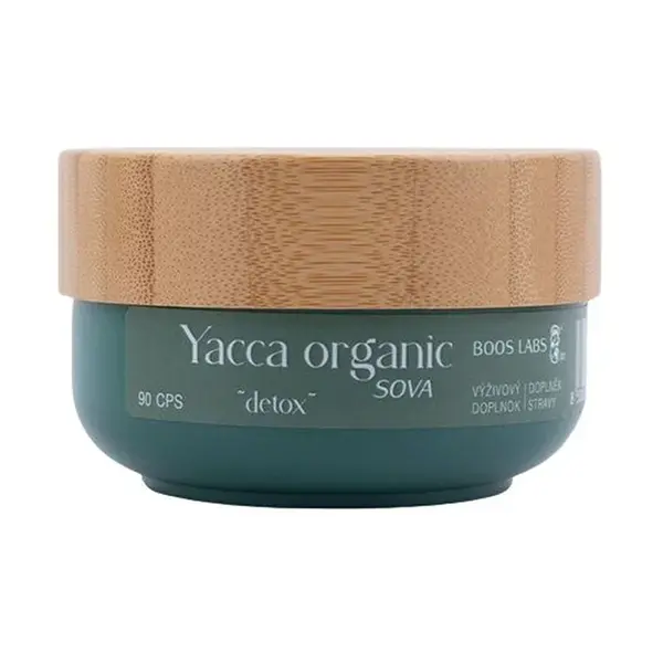 BOOS labs Yacca Organic Sova Detox 90 kapslí