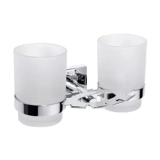 Bemeta Beta držiak kefiek vrátane poháre chróm 132110042