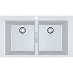 Dvojdrez Franke Sirius US2D 620-86 biela 143.0637.160