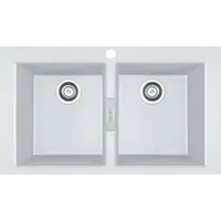 Dvojdrez Franke Sirius US2D 620-86 biela 143.0637.160