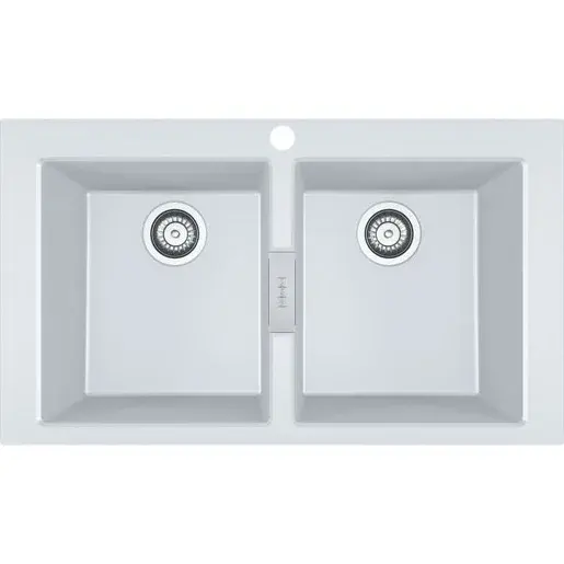 Dvojdrez Franke Sirius US2D 620-86 biela 143.0637.160