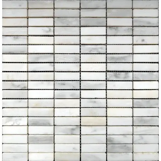 Kamenná mozaika Premium Mosaic Stone šedá 30x30 cm leštěná STMOS1548L