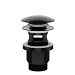 Umývadlová výpust 5/4 Plast Brno click/clack čierny plast EUVCP04