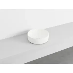 Cielo Shui Comfort okrúhle umývadlo na dosku 40 cm biela matná SHCOLAT40TL