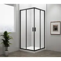 Polysan Easy Black sprchový kút štvorec 80x80 cm EL5215B