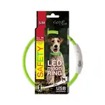 Dog Fantasy Obojek nylon zelený 45 cm