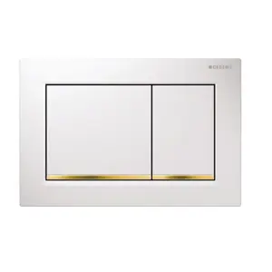 Geberit Omega30 ovládacie tlačidlo plast biele 115.080.KK.1