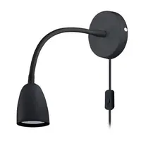 LED nástenné svetlo Solight čierna WO54-B