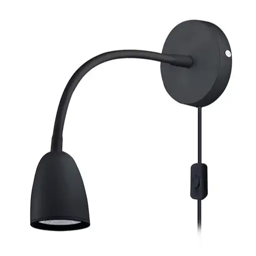 LED nástenné svetlo Solight čierna WO54-B